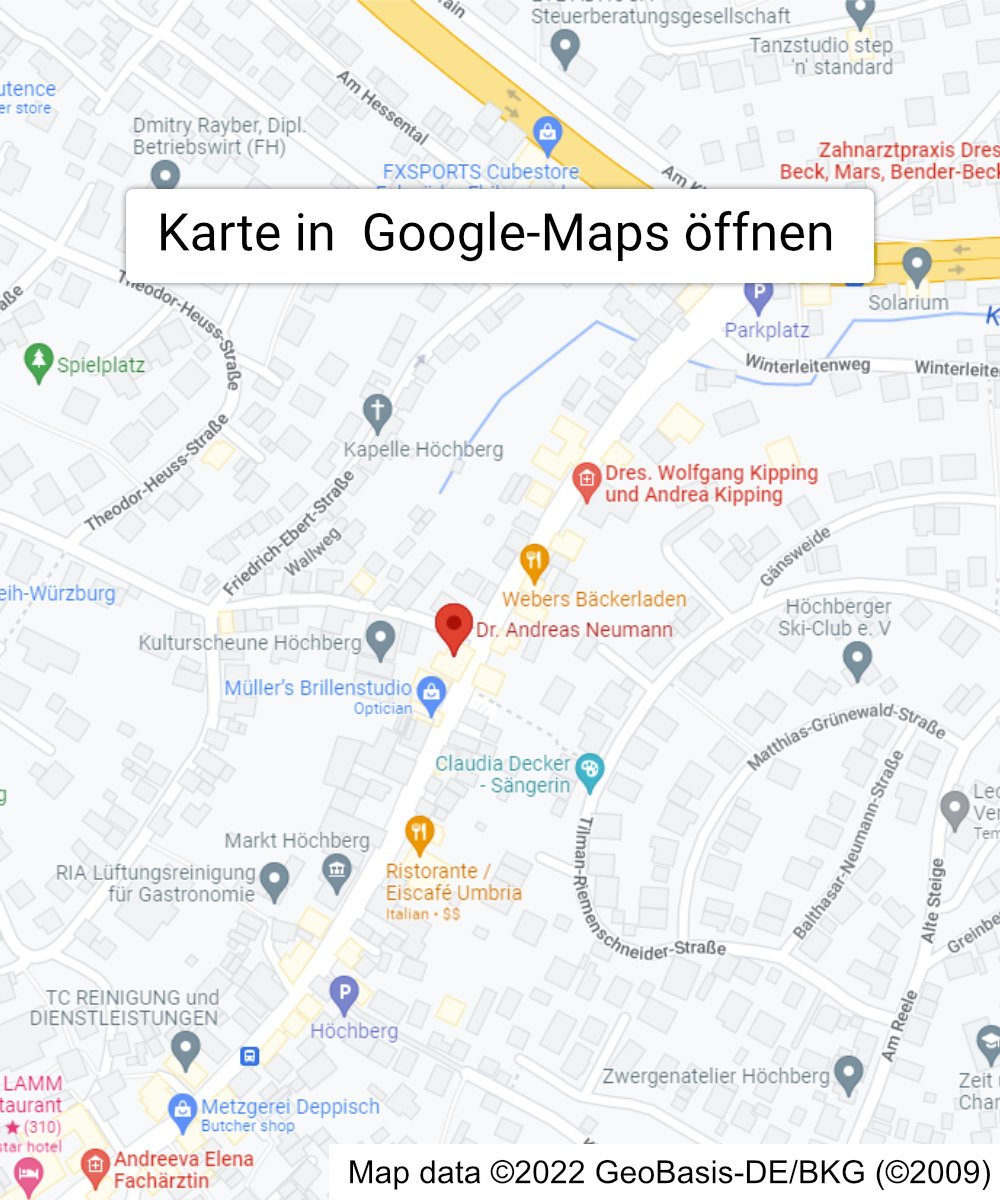 Dr. Andreas Neumann auf Google Maps